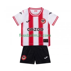 Fußballtrikots Brentford Kinder Heim Trikotsatz 2025-2026